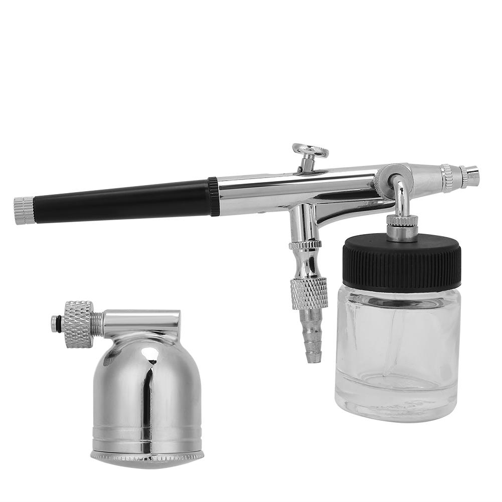 0.3mm0.01inch Airbrush Pen Gun Oxygen Injection Machine Double Side Pot Art Tattoo Decoration Tools