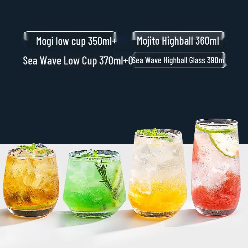 Shangqi Mojito Borosilicate Glass Tumbler Set