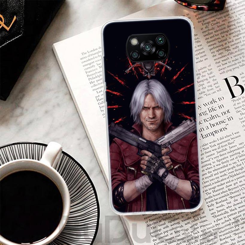 Game D-Devil May Cry 5 Cover For Xiaomi Poco X7 X6 X5 Pro X3 Nfc F7 Ultra Phone Case F6 F5 X4 F4 Gt F3 M6 M5S M4 M3 Print Shell