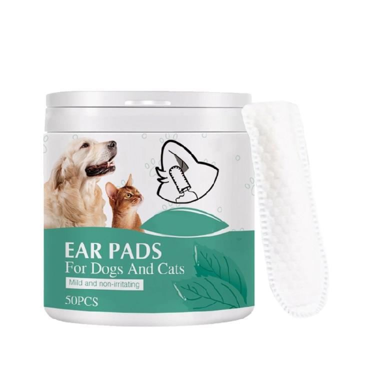 Влажные салфетки для ушей домашних животных (собак/кошек/щенков/котят) Непромокаемые Уход Необходимое 1