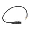 JORINDO XLR Buchse auf 3,5mm 1/8 Zoll Stecker Mikrofonkabel Ausgeglichenes Signalverbindungskabel JD6025‑0,5m 1,6ft