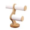 Retro Bamboo Wood Bracelet Display Stand for Jewelry and Watches