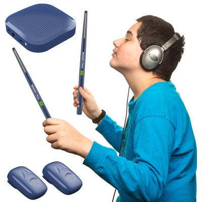 Air Drum with Drumsticks Professional Electronic Virtual Air Drum Drumsticks Pedals for Beginners Children Adults