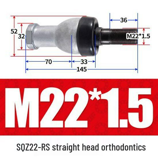 Bent Rod End Joint Bearing with Ball Joint SQ/SQZ5 - Sizes 6 to 22-RS