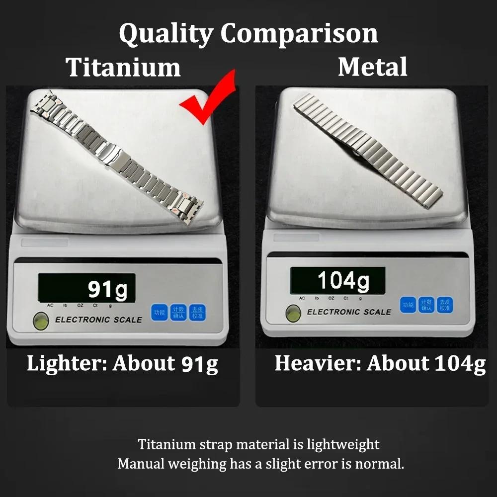 Titanium strap for Apple Watch Ultra 49mm 46 44mm 45mm ultra 2 band business bracelet for iWatch Series 10 9 8 7 se 6 5 4 correa