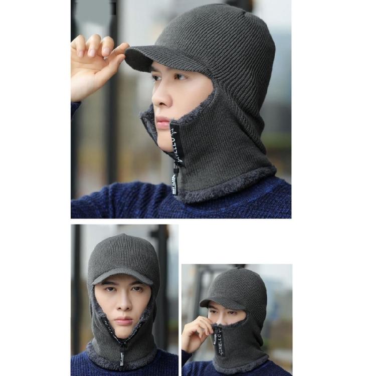 Unisex Warm Hat Neck Gaiter Warm Trapper Hat for Skiing Skateboarding Thick Windproof Ushanka Hat for Cold Weather