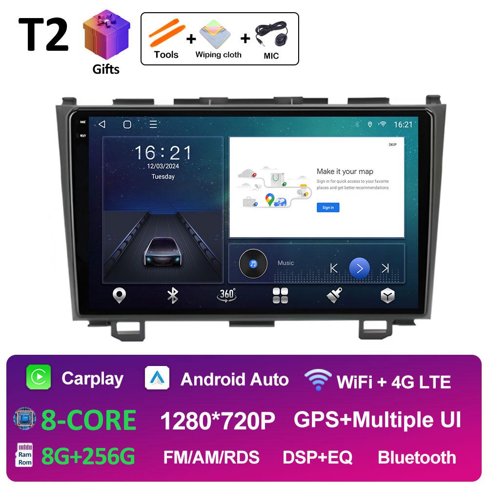 GPS Navigation For Honda CR-V 3 RE CRV 2007 2008 2009 2010 2011 WIFI 9 Inch Android Car Radio Multimedia Video Player Auto Tools