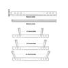 Space Saving Acrylic Hat Rack Wall Mounted Storage Organizer Presentation Stand for Displaying Cowboy and Sun Hats