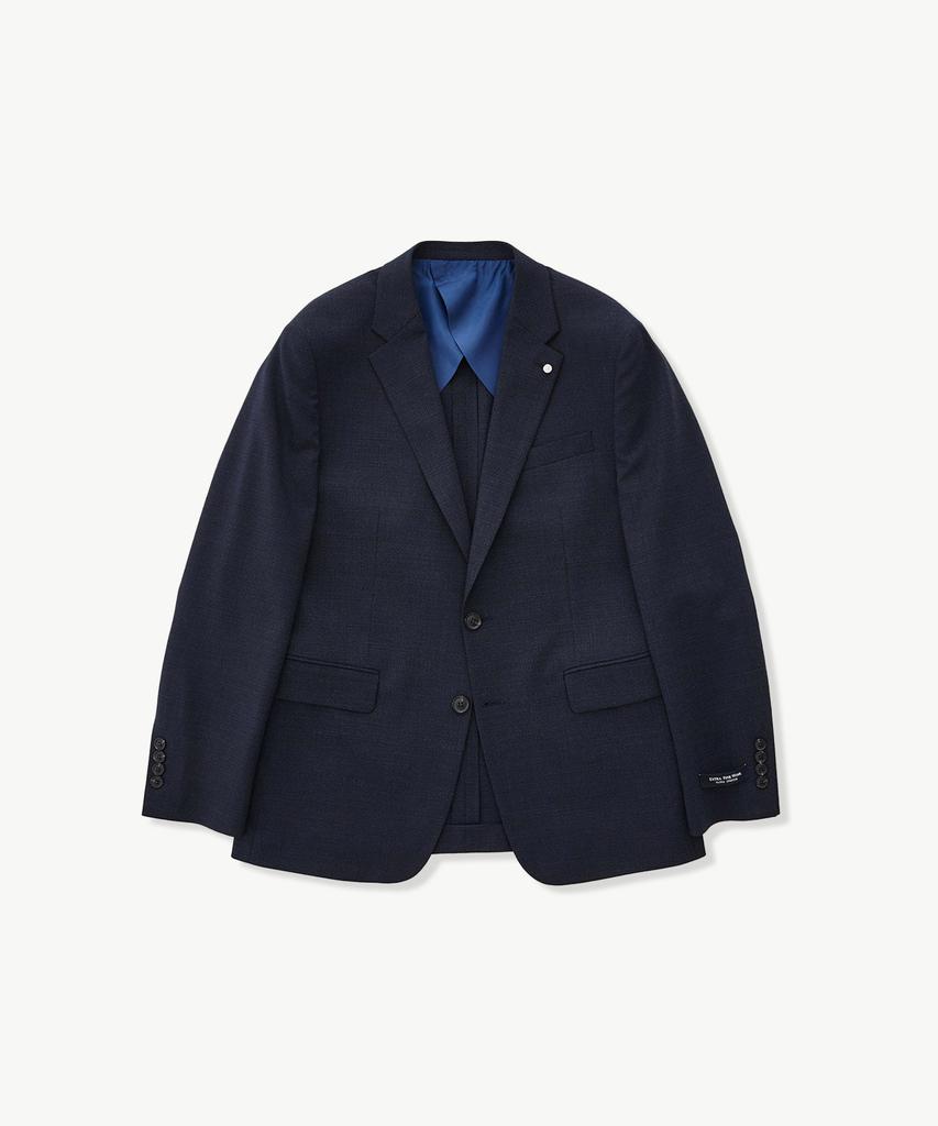 Stco Summer Wool 49 Micro Pattern Suit Set Navy (Classic Fit)_Ssjub56Set