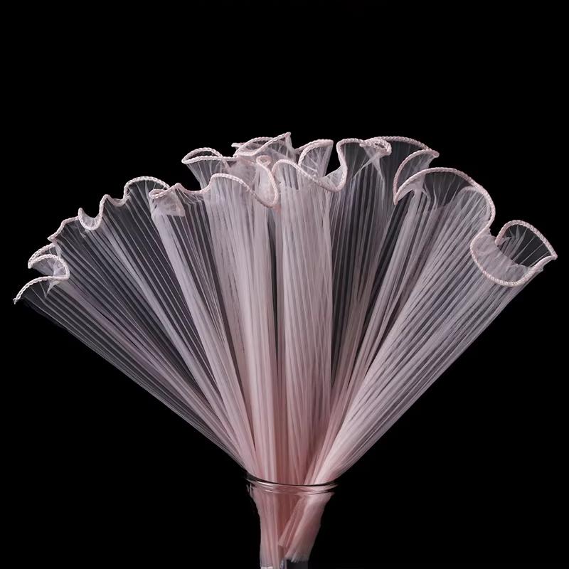 

Блестящий край Волна Жемчуг Тюль Цветок Упаковочная сетка Флористический букет Материал для внутренней подкладки Подарочная коробка DIY Швейные принадлежности Крафт-бумага