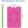Reusable Ultra-thin Cooling Element Ice Pack, Suitable for Outdoor Activities To Keep Food Fresh