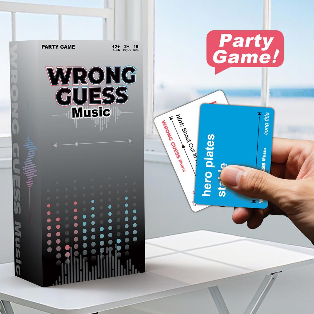 Song Or Artist Card Game | Perfect For Family Gatherings, Karaoke Nights | Fun Music Game For Teens And Adults, Perfect For Groups