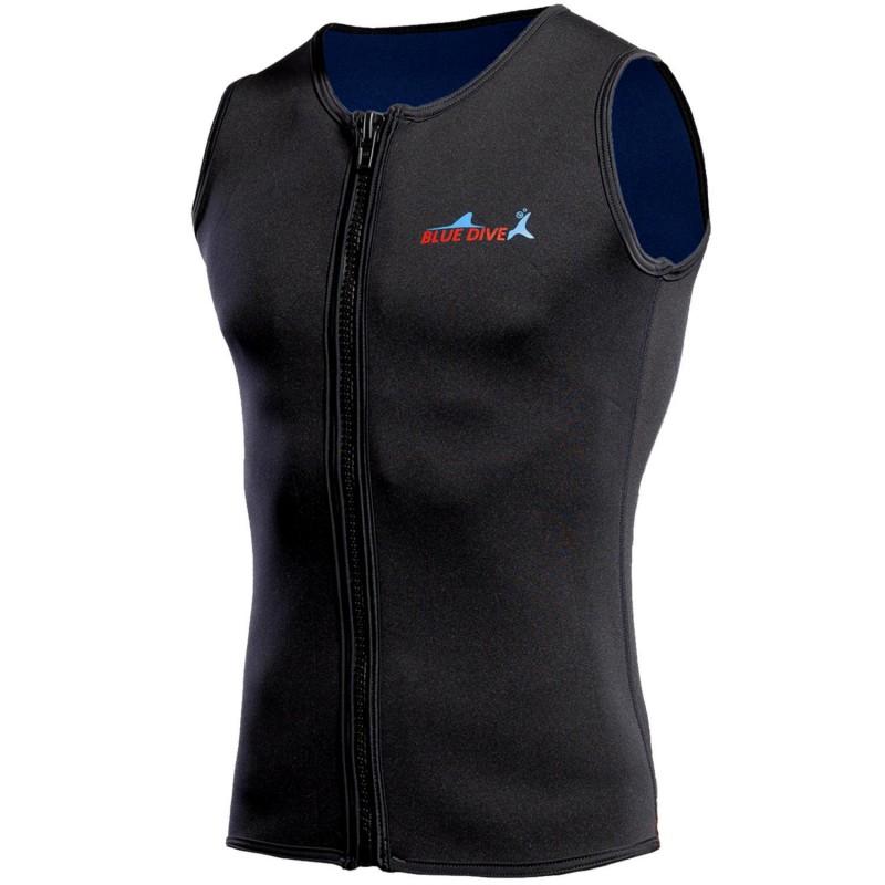 2mm Neoprene Dive Vest Cold Water Swimming Snorkeling Winter Wetsuit Top Unisex Adult Thermal Undergarment