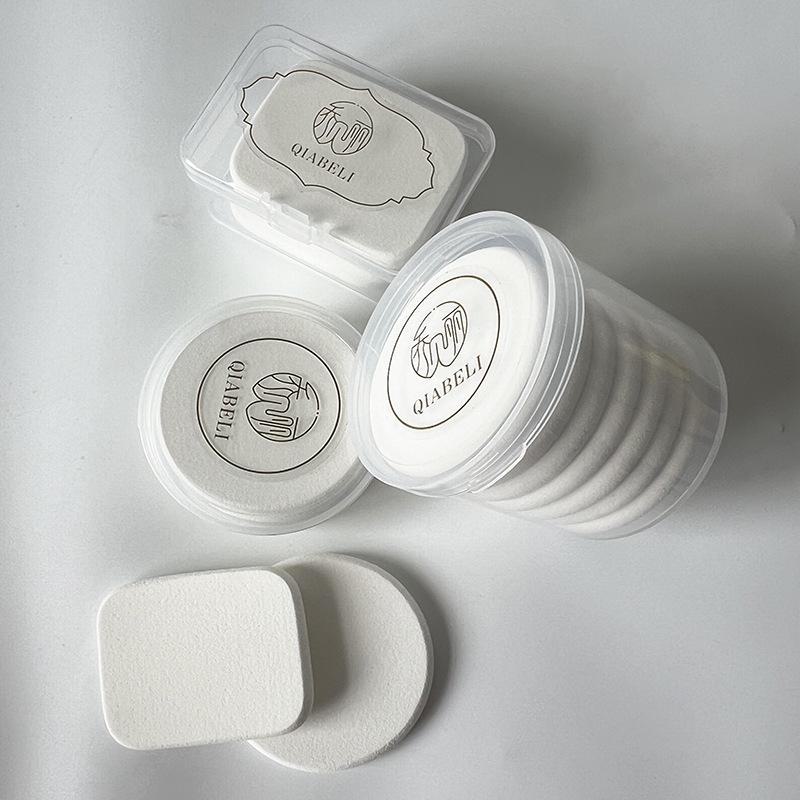 Professional Makeup Sponge Set - Skin Tone, Flat & Square for Dry Powder Application