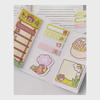 Cartoon Cute Girl Heart Sticky Notes & Collage Notebook for Primary Students