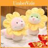 Cute And Colorful Sunflower Snake Plush Toy Soft Stuffed Animal Kids Pillow