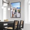 1pc Ibiza M-Mykonos T-Tulum Tuscany Athens Madrid Movie Sticky Self-adhesive Art Poster Waterproof Paper Sticker Wall Decor
