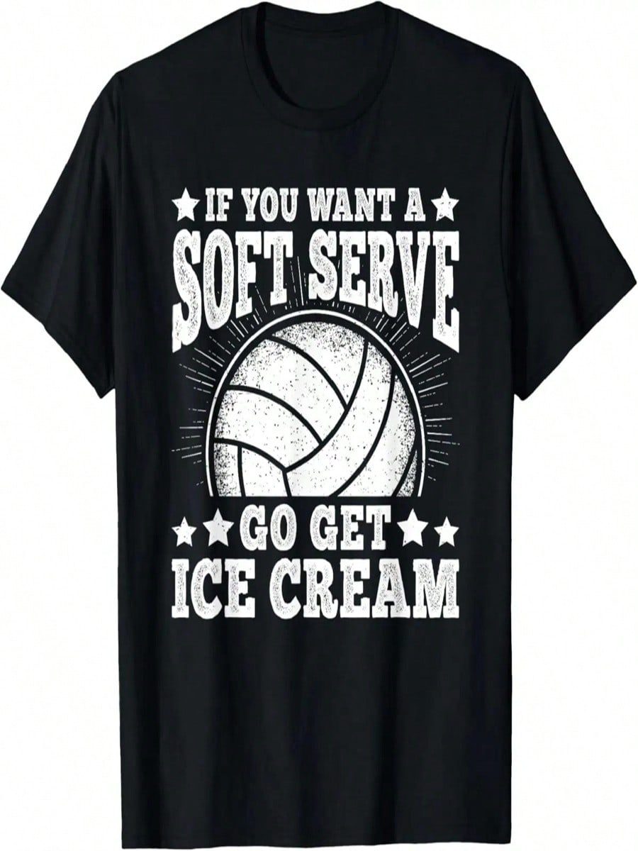 If You Want A Soft Serve Ice Cream Volleyball Kids T-Shirt S разноцветный