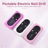 Professional 45000RPM Electric Portable Nail Drill Machine Rechargeable Low Noise Nail Sander File for Manicure Salon Drill Tool