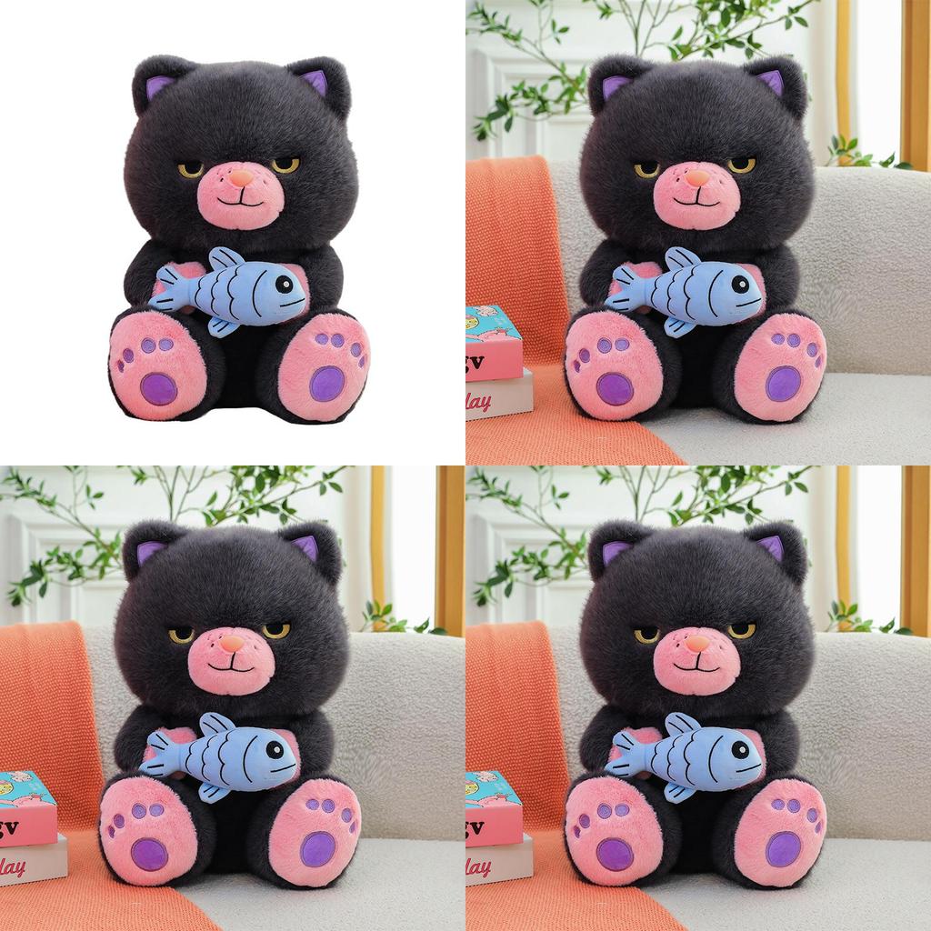 Cute Demon Meow Meow Plush Toy Cat Animal Doll For Kids And Collectors