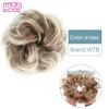 Synthetic Curly Straight Hair Messy Buns Female Hair Rings Fluffy Hair Pans Invisible Natural Seamless Donut Chignon Accessories