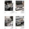 PU Leather Oval Placemats Nordic Style Waterproof Oilproof Table Mats for Home Kitchen Coffee Bar Decoration