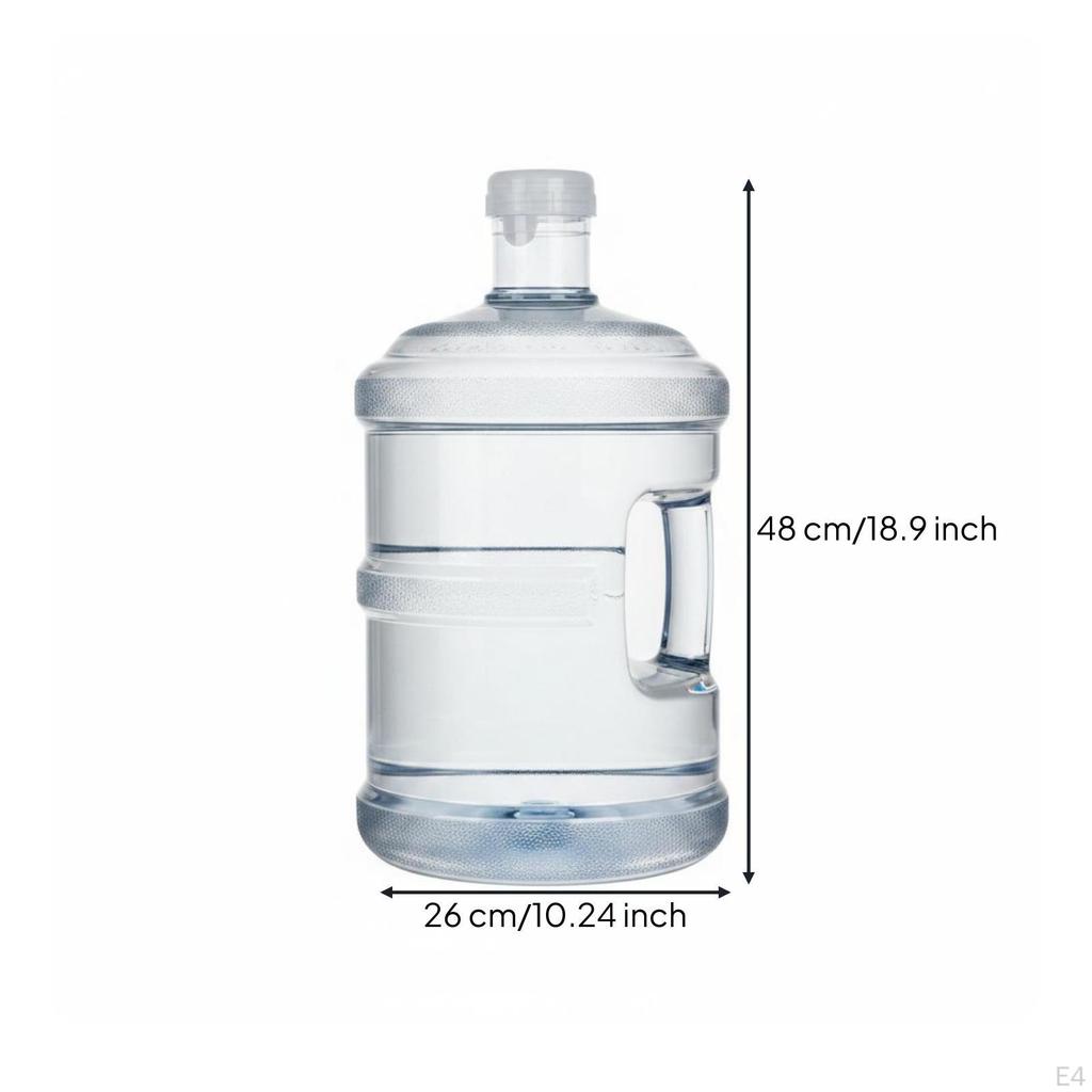 Water Dispenser Bottle Food Grade Jug with Handle Thickened Large Refill Transparent