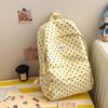 Schoolbag backpack Korean simple polka dots sweet wind early high school students commute light burden student backpack