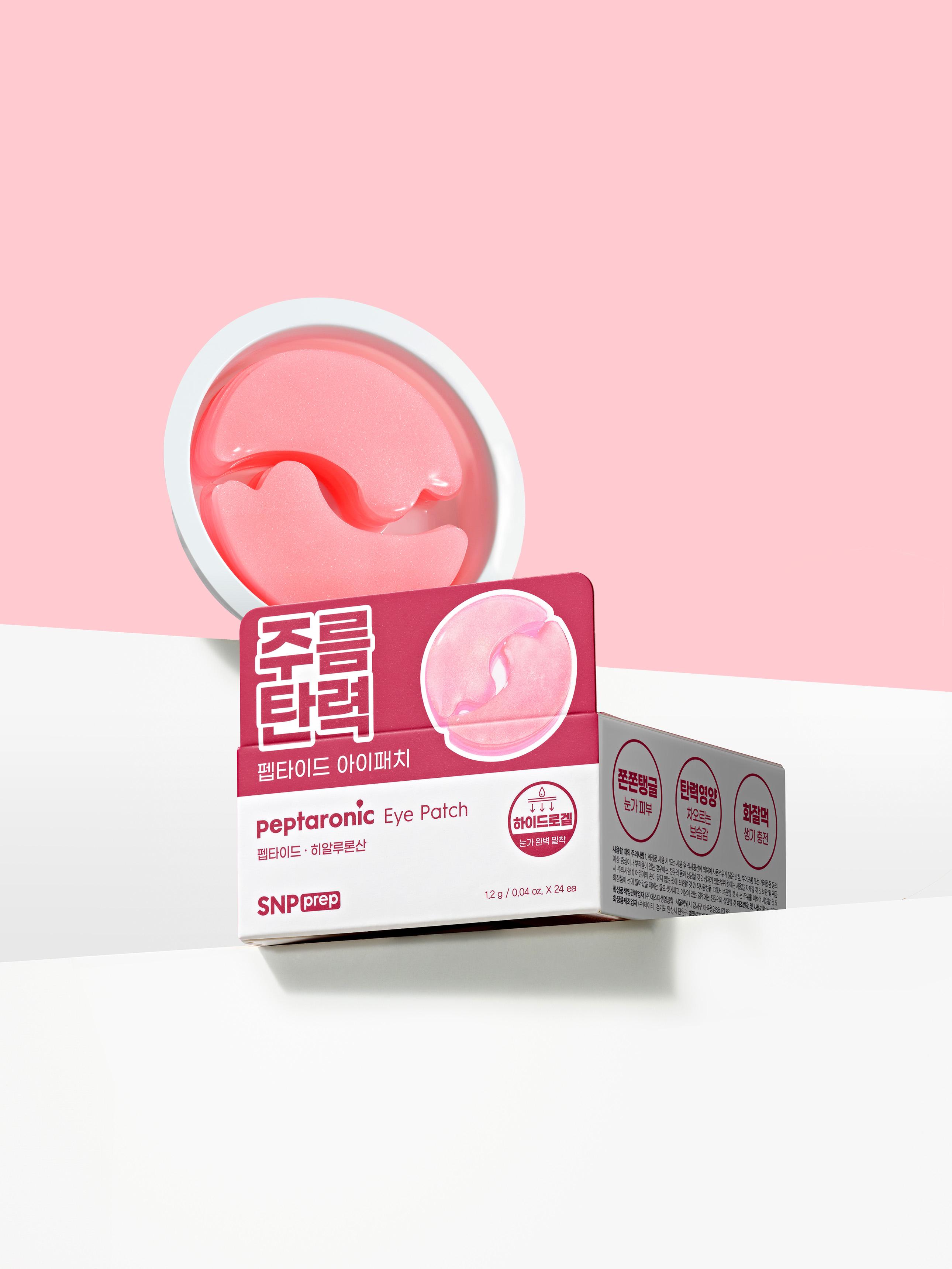 Патчи для глаз SNP Prep Peptaronic - Увлажняющие и подтягивающие (24 счета) 1ea