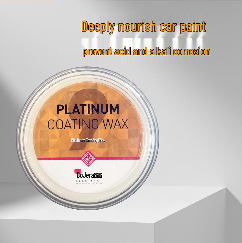 Universal Ceramic Car Coating Wax for Black & White Cars - Platinum Waterproof Nano Crystal Wax