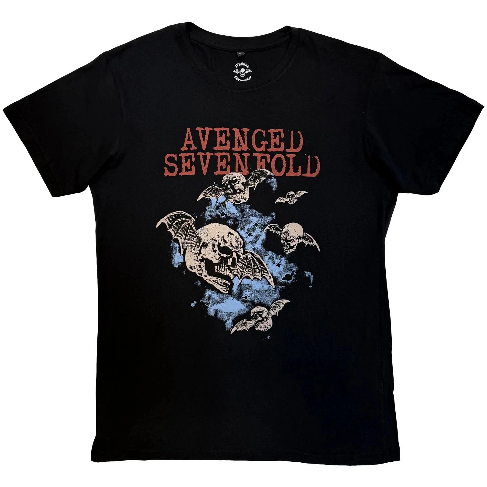 Avenged Sevenfold Carbon T-Shirt: Night Bats (Black) OFFICIAL NEW S