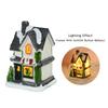 Christmas LED Light Wooden House Luminous Cabin Merry Christmas Decorations for Home DIY Xmas Tree Ornaments Kids Gift New Year