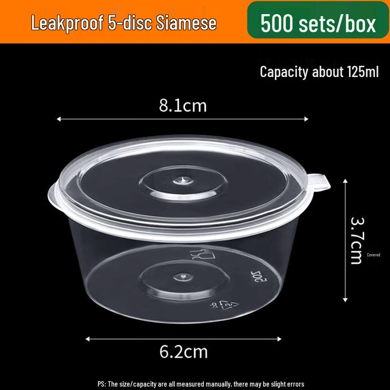 Disposable 5oz Sauce & Dipping Containers