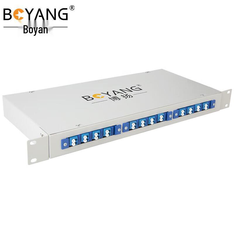 

Boyang BY-SFLC-24 Rack-Mount 12-Port LC Single-Mode Fiber Optic Terminal Box