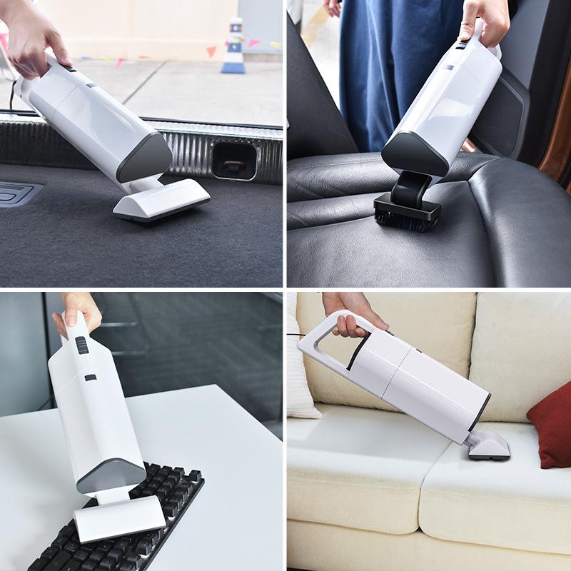 Handheld Car Vacuum Cleaner Wireless High Power 120W Dual Purpose Household Car Vacuum Cleaner Pet Electric Hair Suction Device
