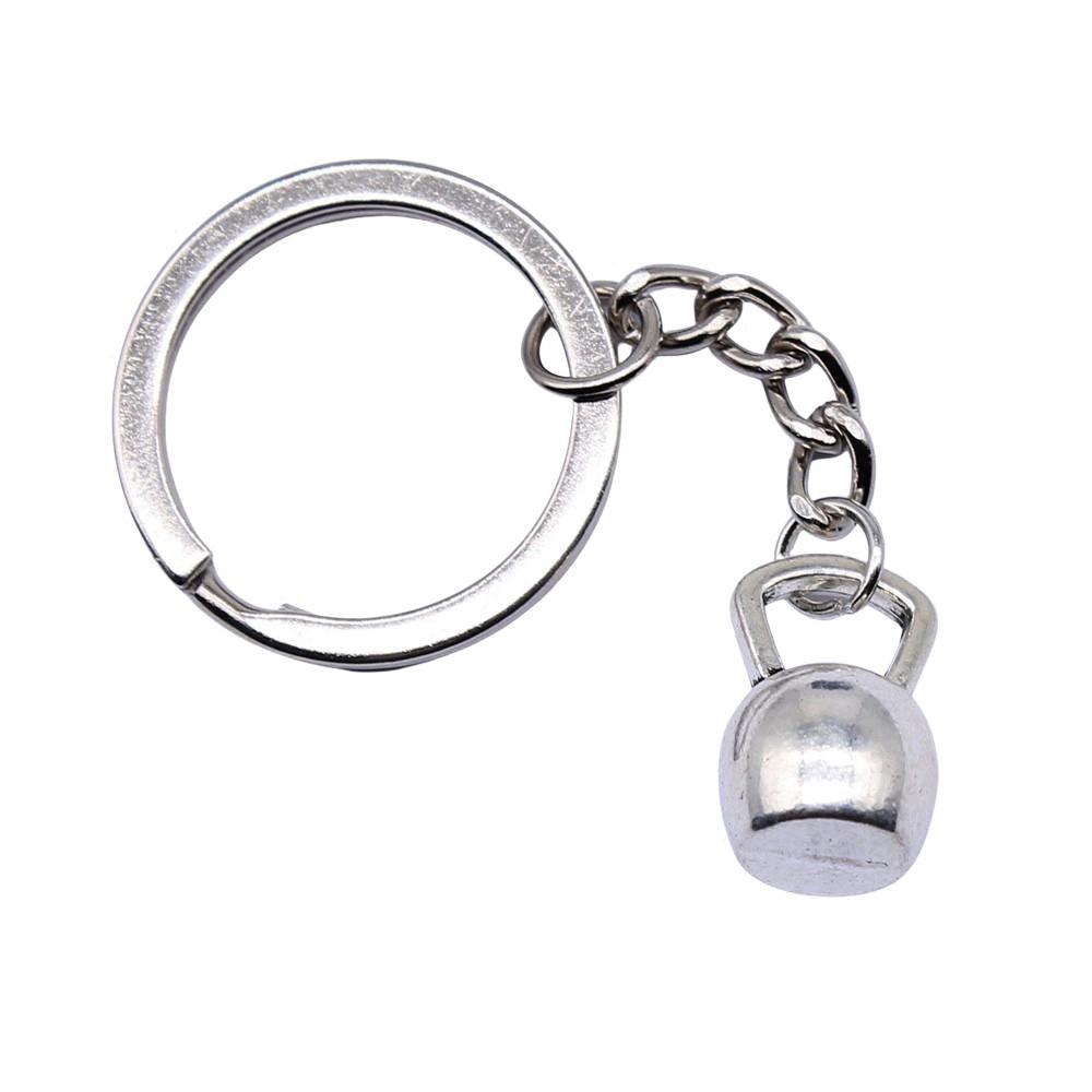 Metal Fittings Yoga Keychain Sport Theme Key Ring Souvenir 28mm