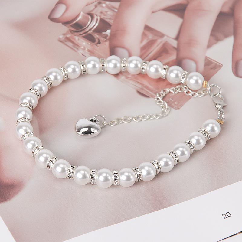 High Gloss Pearl Anti-Slip Adjustable Shoelace Wrap-Around Ankle High Heels