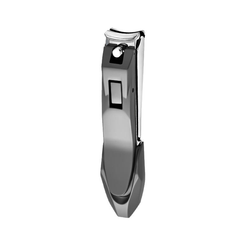 Stainless Steel Anti-Splash Nail Clippers with Large Opening and Debris Collection Compartment