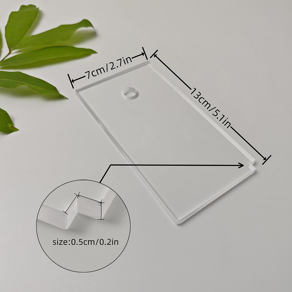 Ski care tools: acrylic snowboard cleaning tool, snowboard and ski wax applicator to increase friction, wax scraper Short wax scraper