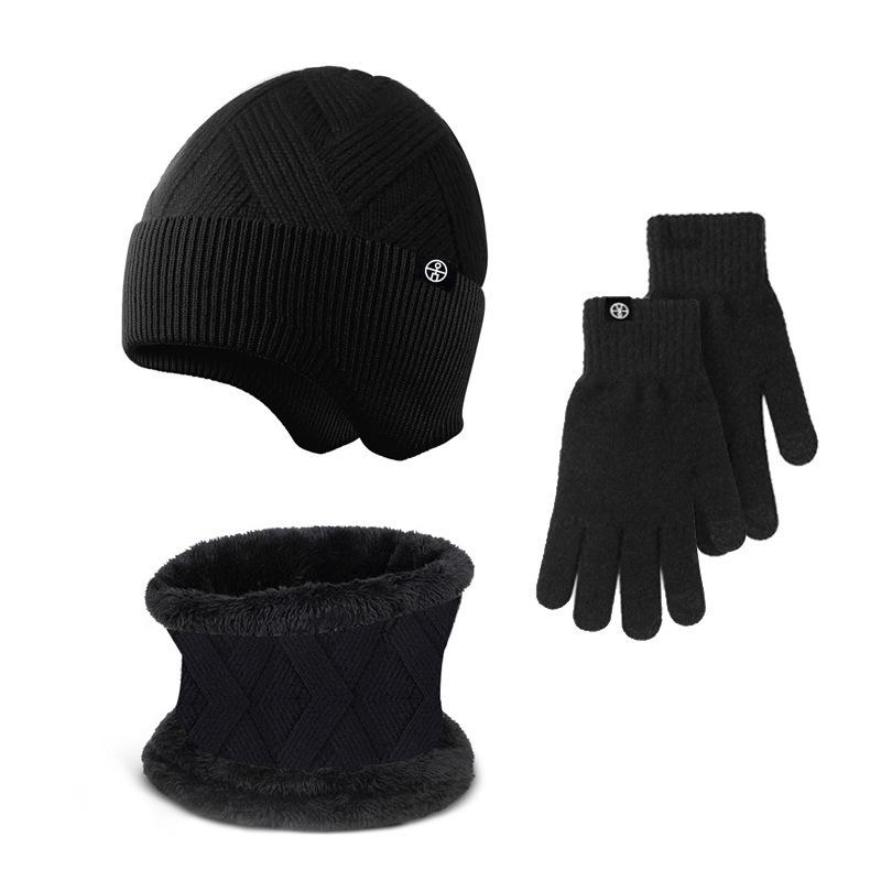 

FallSeason and ColdSeason Gentle Two piece Gentle Hat Neutral Warm Knitted Skull Wool Hat Soft Skiing Strong Strong