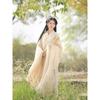 Hanfu Women Cross Collar Chinese Style Dance Dress For Wei And Jin Dynasties