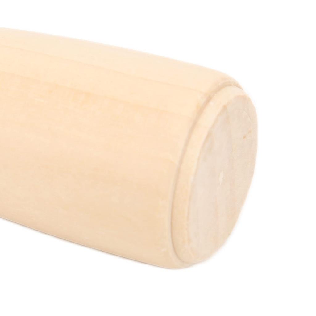 Set of 10 75mm Wooden Peg Dolls, Solid Color Family Figures (75mm Girls)