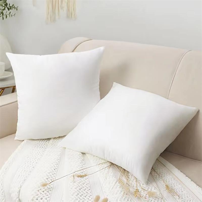 White Multiple Size Breathable Square Cushion Core High Resilience PP Cotton Pillow Core Sofa Backrest Cushion Core