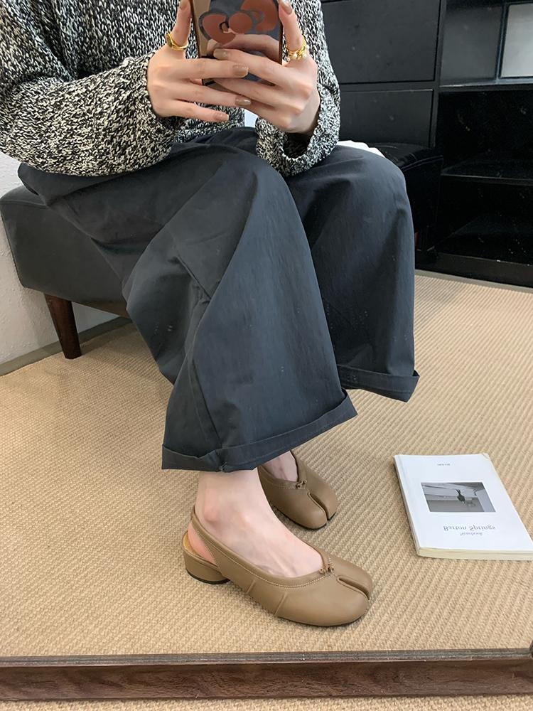 Fashion Vintage Japanese Style Sandals Women Fashion Round Toe Ankle Strap Buckle Casual Shoes Elegant Comfortable Sandalias De Mujer