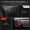 LECART Red Headlight Switch Knob Covers Fit for Ford Explorer 2024     Auto Interior Accessories Auto Decor Trims Metal Sticker