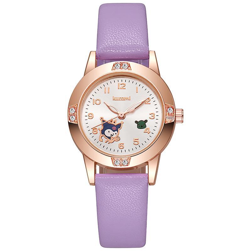 

Sanrio Cartoon Women s Leather Strap Watch - Light Luxury & Trendy Design