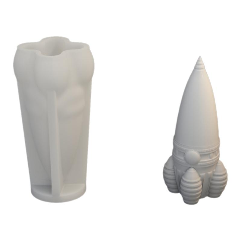 Silicone Mold for Moon Space Figure Easy to Use Silicone Mold for Making Astronautic Crafts Table Decors Ornament