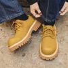 Big Head Business Leather Shoes Men's British Style Platform Tooling Casual Shoes Round Head Dress Wedding Derby Shoes 2038-J