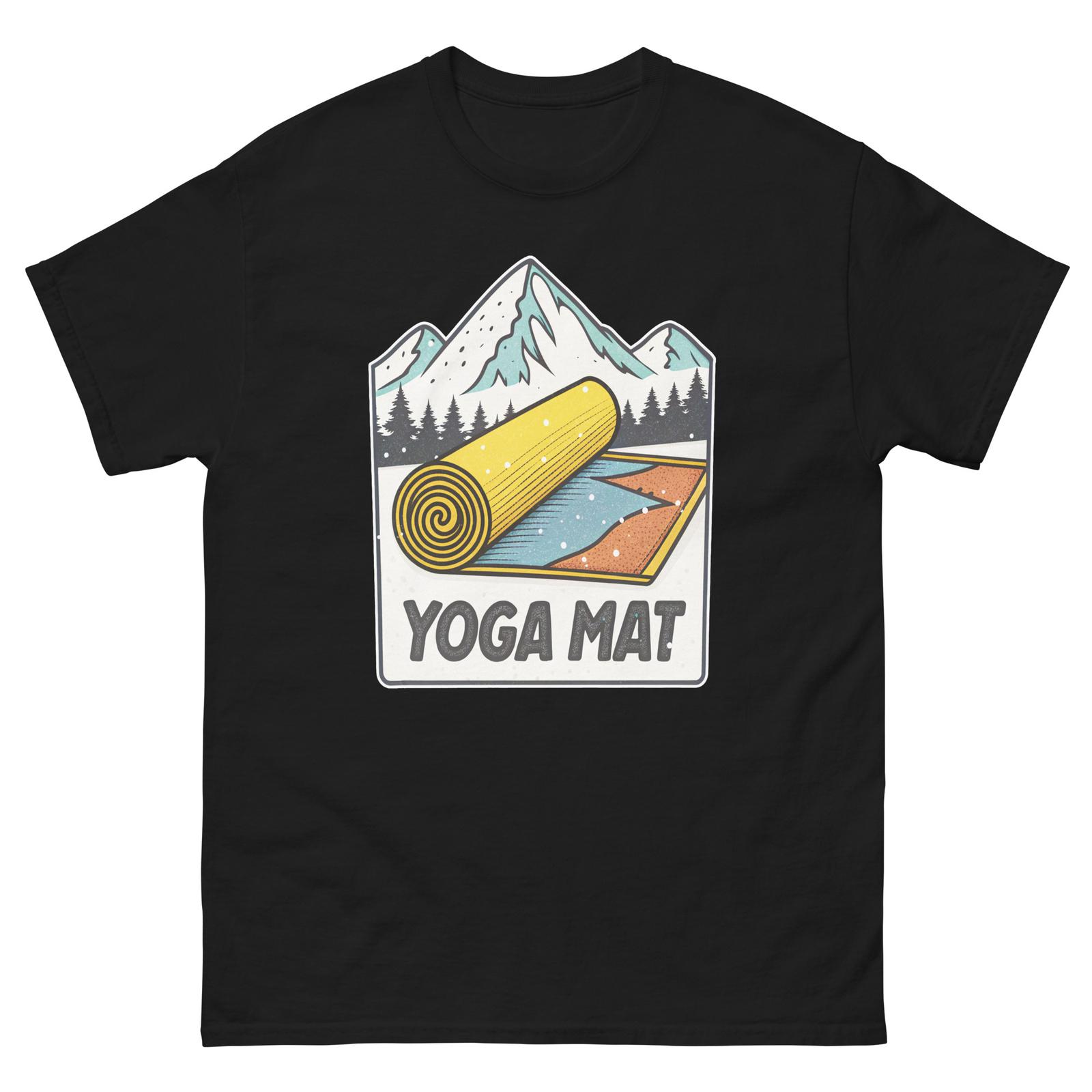 Yoga Mat Mountain Ski Resort Town T-Shirt XXXL