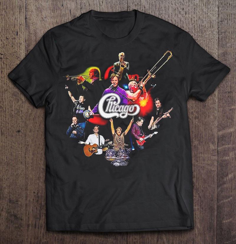 Nový! Chicago Band tričko Unisex Muži Ženy Plná velikost Unisex tričko